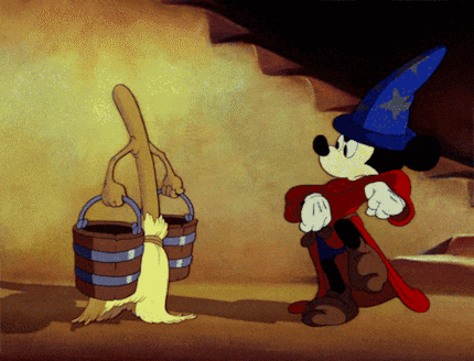 Zauberlehrling: Besser als beim Klassiker von Disney hat der Kärcher auf jeden Fall funktioniert