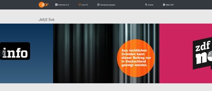 Le streaming en direct de ZDF en Suisse.