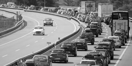 Congestione davanti al tunnel del Gottardo