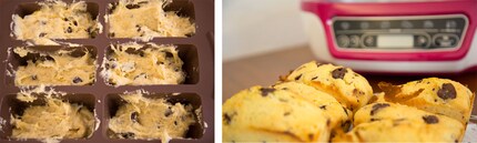 Prima e dopo: l'impasto e le torte finite