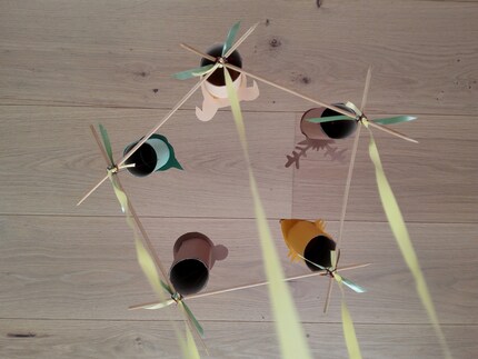 Bild 7: Befestigung der Sujets.