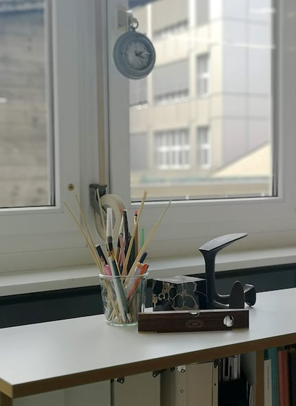 Même les stylos sont habilement mis en valeur chez Mia.