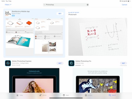 Adobes Angebot im App Store lässt den vollwertigen Photoshop vermissen
