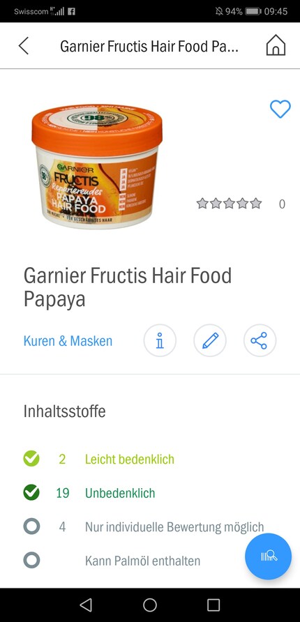 Mit der Codecheck-App lassen sich Inhaltsstoffe einfach analysieren.