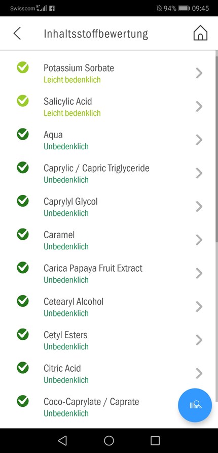 Meine liebste Haarmaske habe ich vor dem Gebrauch auch damit durchleuchtet.