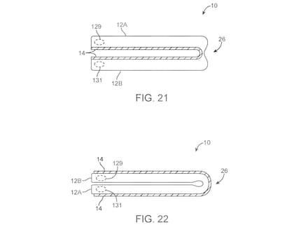 Apple has patented two possible folding types