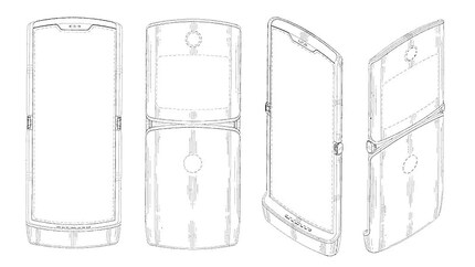 The new Razr resembles the old Razr, but has no more keys