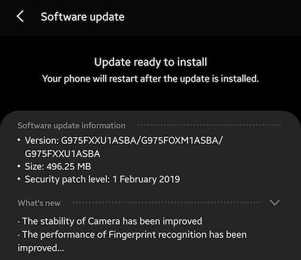 Please always make the manufacturer's system updates