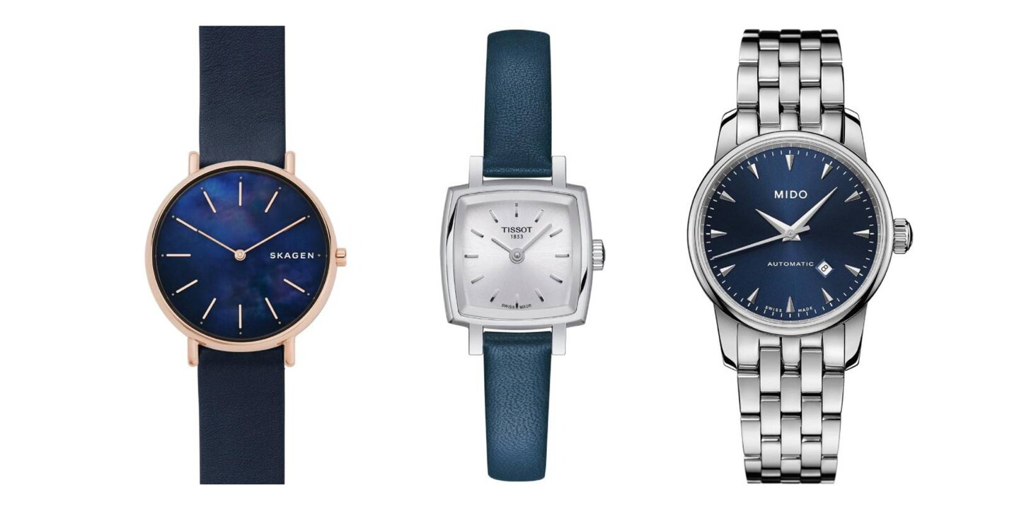 Blue highlights: new wristwatches