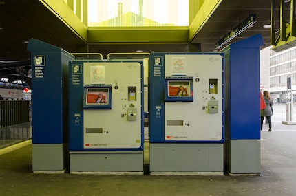 The SBB ticket machines let you withdraw Bitcoin.
