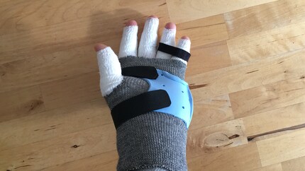 Dis bonjour à la petite main glacée.