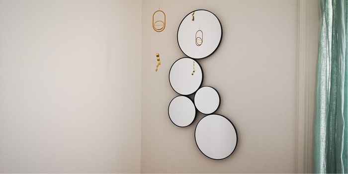 Decorators love mirrors. Showcase your items in a new way!