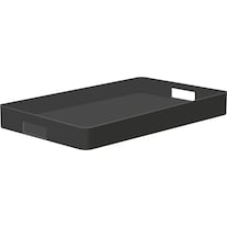 Zak! Mono matt Tablett schwarz, 48 x 31 cm