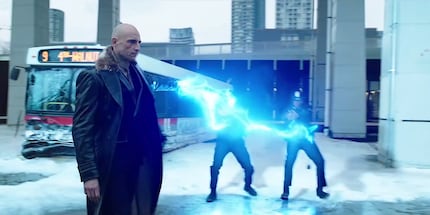 Le Dr Sivana (Mark Strong) est finalement l'équivalent de Shazam, mais version méchant.