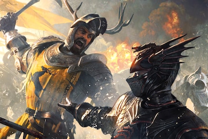 Robert Baratheon uccide Rhaegar Targaryen sul Tridente