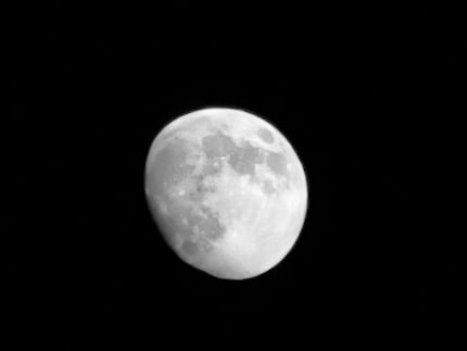 La luna con zoom 50x