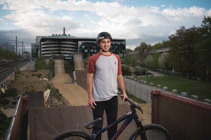 Lucas Huppert, stella cadente della scena freeride della MTB svizzera.