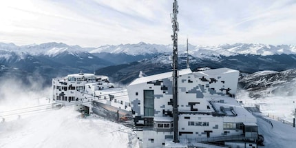 La tour 5G de Sunrise et Huaweis à Crap Sogn Gion dans les Grisons.