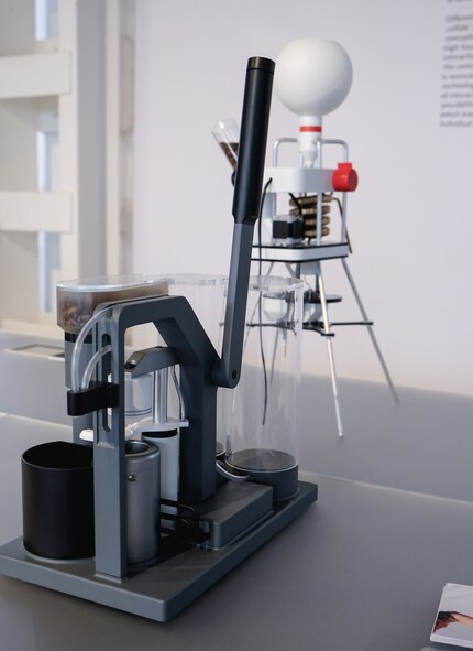 «Intuitive Lever» by Tilman Holz has a lever that kicks off the action.