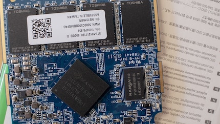 Und hier noch der Controller der Seagate Fast SSD mit 500 GB