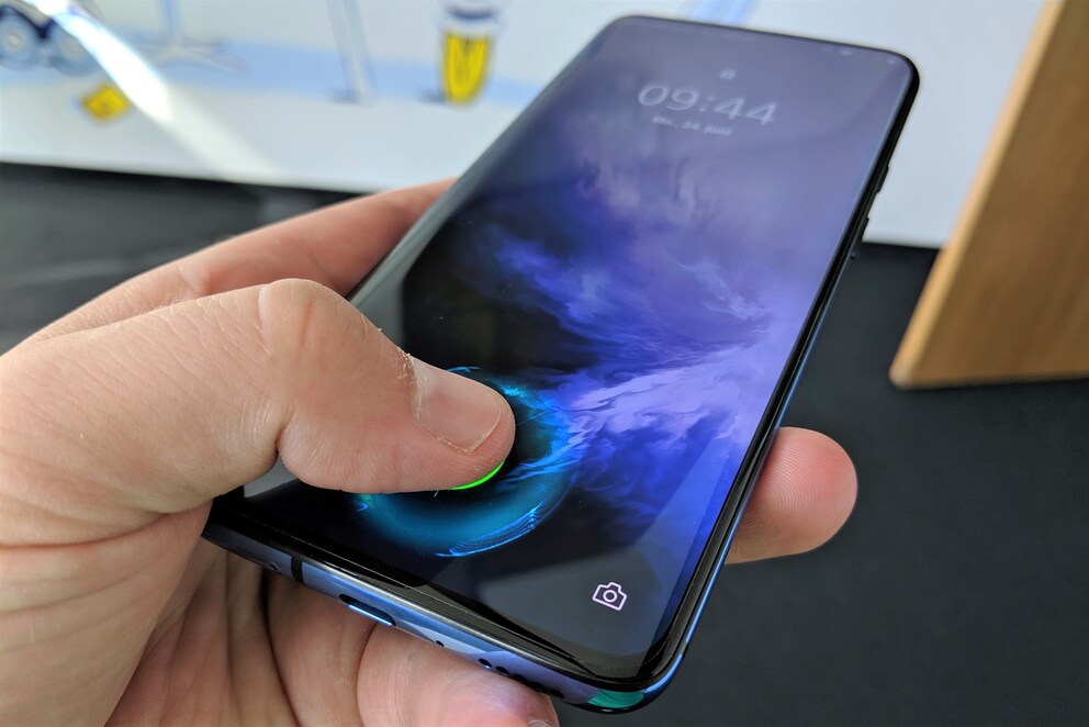 Fingerprint sensor doing its job.