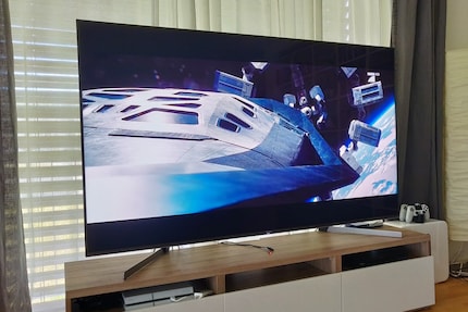 Auch Full-HD und SDR können auf 75 Zoll gut aussehen.