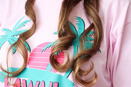 Die ersten Locken sind fertig.
