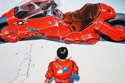 Shotaro Kaneda and his iconic bike in «Akira»