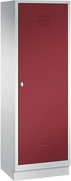 C+P CLASSIC Garderobenschrank mit Sockel Tür über 2 Abteile (50 cm 180 cm) Galaxus