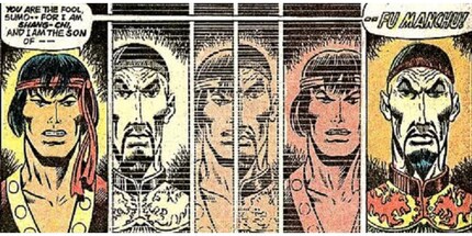 Dans la bande dessinée, Fu Manchu/Zheng Zu est le père de Shang Chi.
