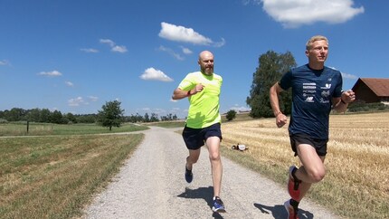 Laufen mit dem Fastest Farmer der Schweiz Patrik Wägeli.