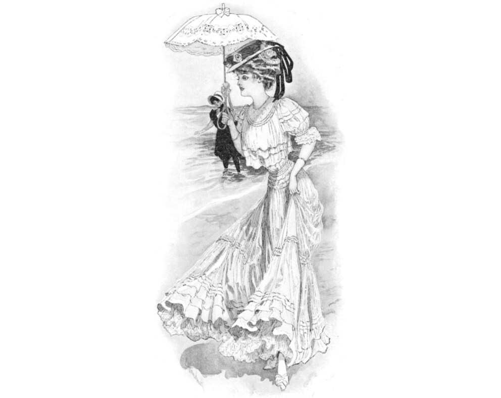 Aus der amerikanischen Frauenzeitschrift «The Delineator», 1906