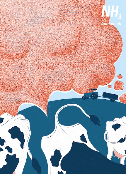 An illustration of ammonia, a harmful substance. Photo: Gioia Loretz