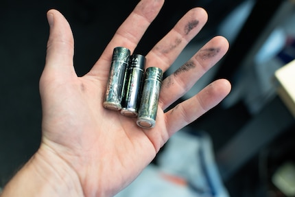 Les batteries fournies vont directement au recyclage.