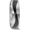Rhomberg Partner Ring (48, Stainless steel, Carbon)