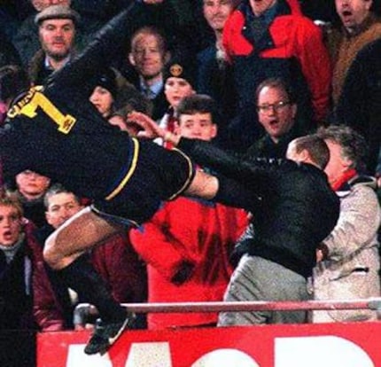 25.1.1995: Crystal Palace - Manchester United. Cantona changes sports / Source: Flickr