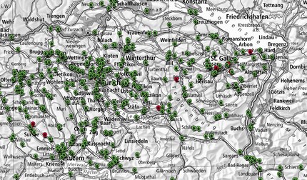Es gibt noch ein paar freie Ladestationen