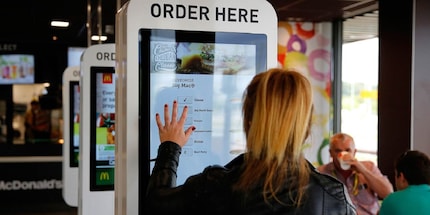 Self-order kiosks are only the beginning of automation at McDonald's. Source: KnowTechie