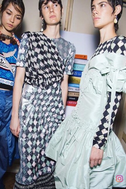 Das Rautenmuster ist zurück. Egal, ob als Textil-Print... Bild: @preenbythorntonbregazzi