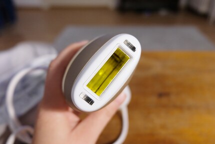 The two sensors are located on the outer left and right.