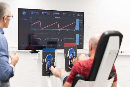 Ein robotergestütztes Workout.