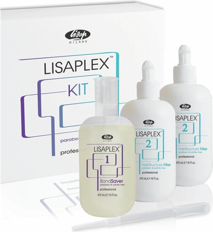 Lisap lex Kit mit 1x lex Bond Saver 2x lex Hair Structure Filler (Haarpflege set) Galaxus