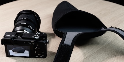 Bei einer kleineren Kamera wie der Sony A6400 geht auch ein grösseres Objektiv