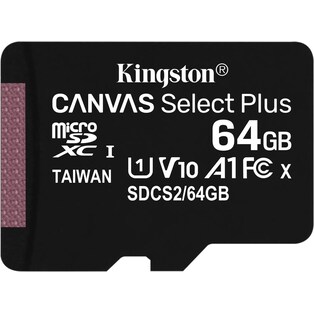 Kingston Tela Select Plus (microSDXC, 64 GB, U1, UHS-I)