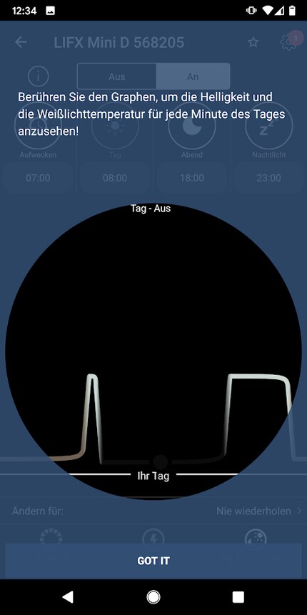 L'app ha già un suggerimento per la tua giornata, che puoi personalizzare come vuoi.