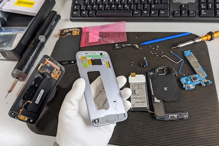 Le squelette «» du Galaxy S7.