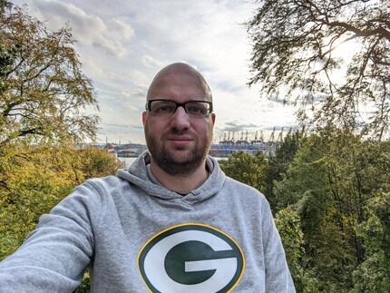 Selfie con effetto HDR.