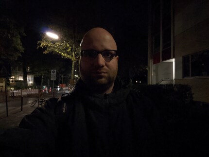 Selfie di notte.