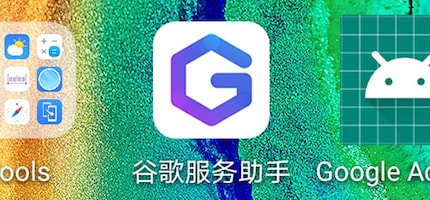 The Chinese App with the purple G