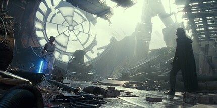 Der Thronsaal des zweiten Deathstars. Nicht der einzige bereits bekannte Schauplatz im Film.